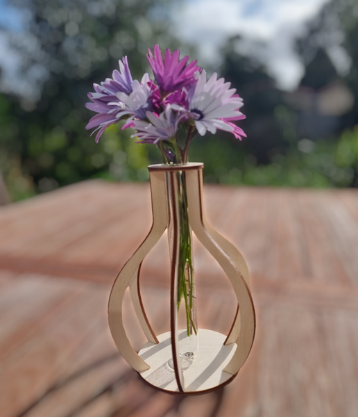 Single propagation bulb vase