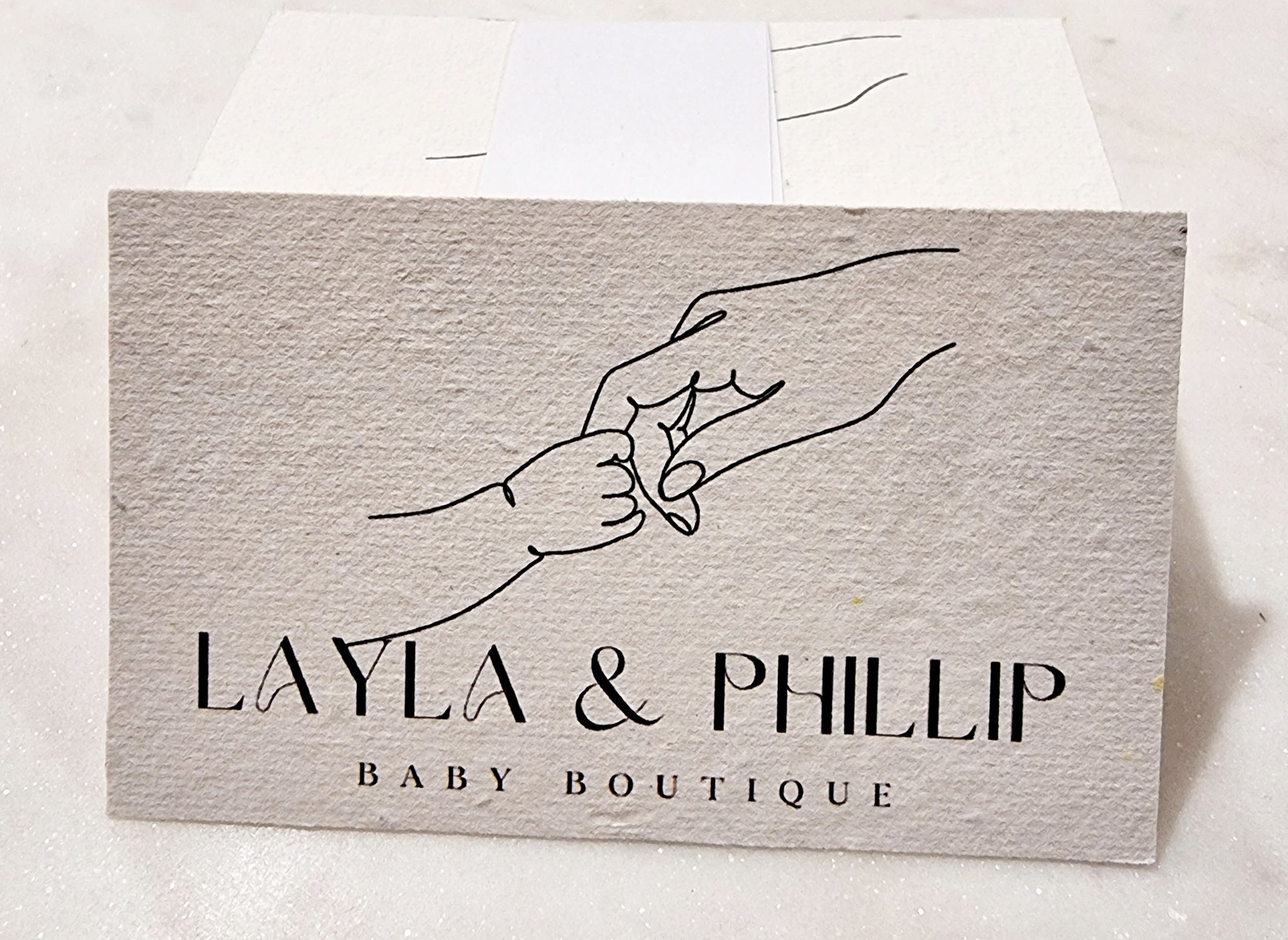 Seed paper business cards