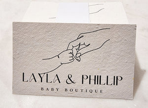 Seed paper business cards