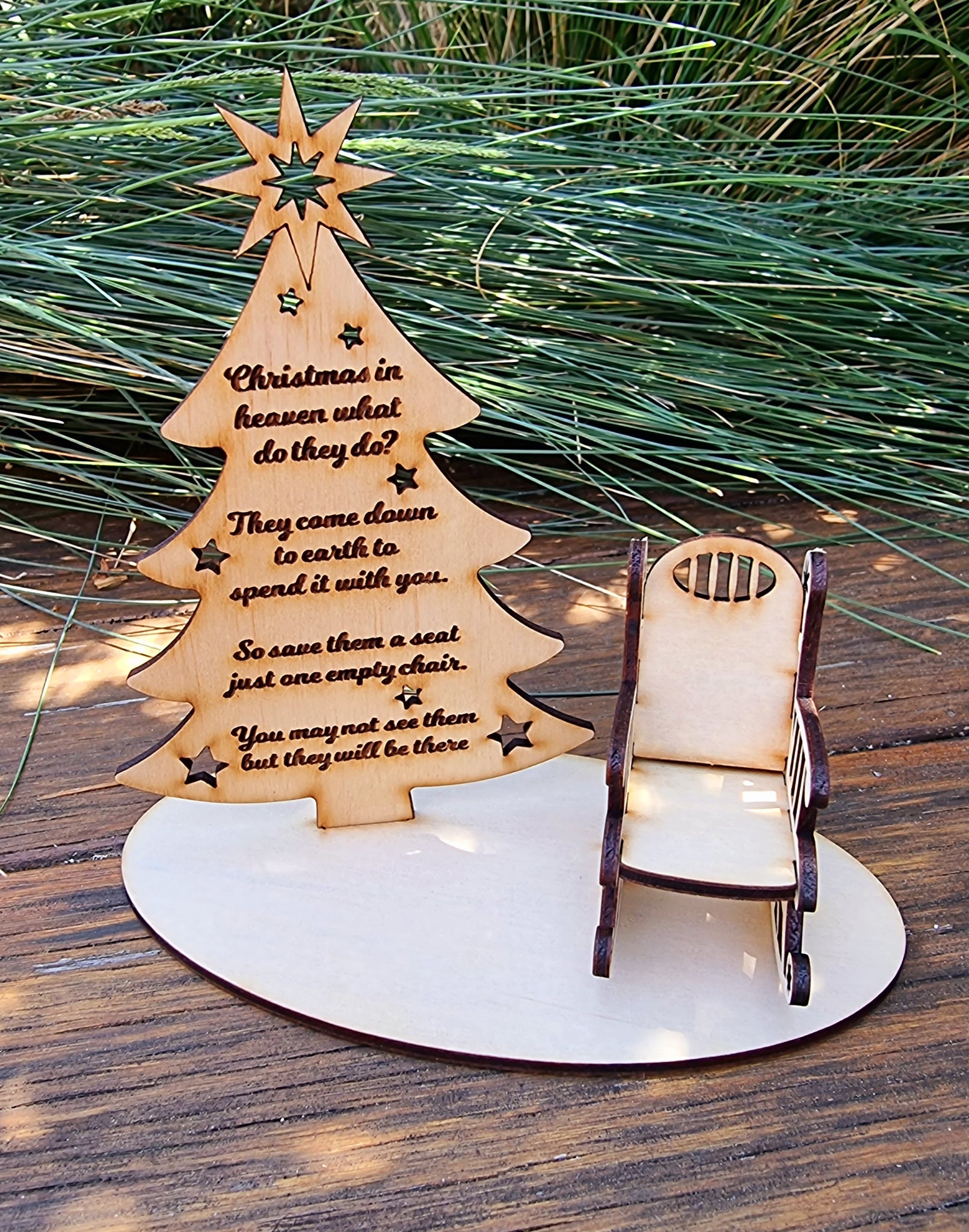 Rememberance chair and tree