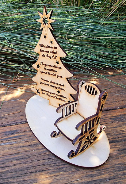 Rememberance chair and tree