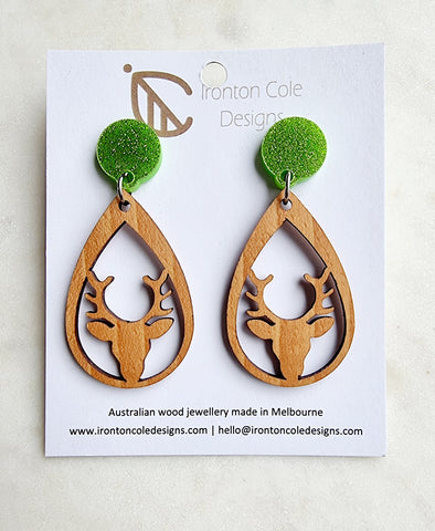 Reindeer earrings