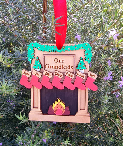 Personalised christmas ornament