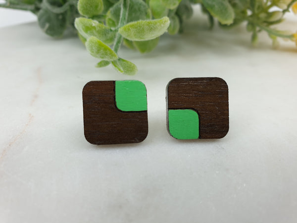 Square wooden studs
