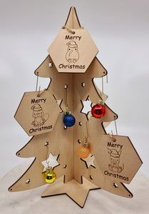 Wooden christmas tree