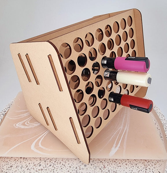 Wooden art organiser 18mm hole