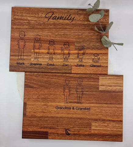 Personalised cheeseboard