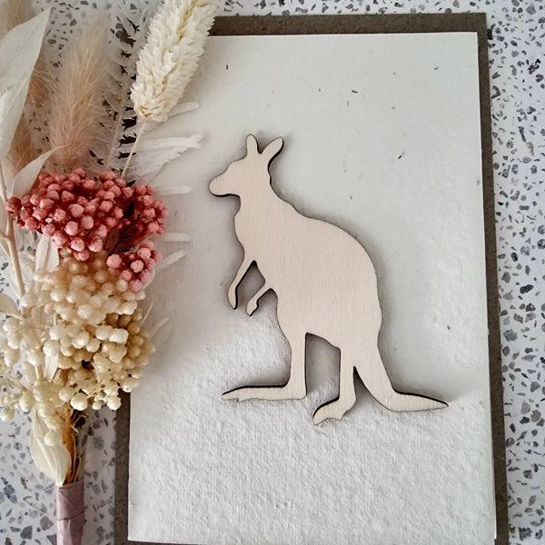 Seed cards with various wooden art