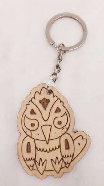 Animal wooden keyrings