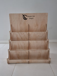 Wood flat pack stand
