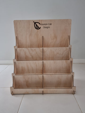 Wood flat pack stand