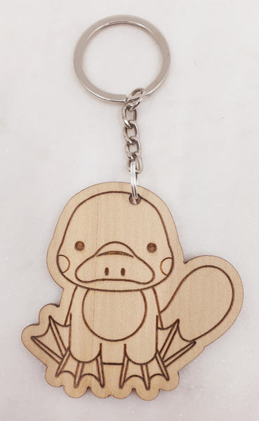 Animal wooden keyrings